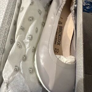 Birkenstock Celina Ballet Flats Women’s 5 to 5.5. EU 36 new  Natural Leather